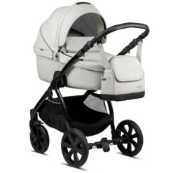 Noordi Fjordi Leather 2 In 1 Pram – Cloud -Kiddies Kingdom Store noordi fjordi leather 2 in 1 travel system cloud 6