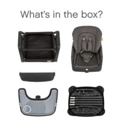 Tutti Bambini Nova Highchair – Black/Black 16 Tutti Bambini Nova Highchair – Black/Black -Kiddies Kingdom Store nova highchair black 8