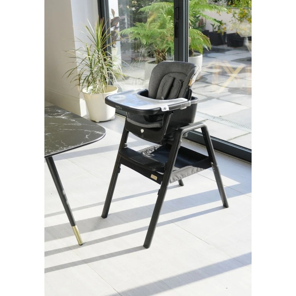 Tutti Bambini Nova Highchair – Black/Black 1 Tutti Bambini Nova Highchair – Black/Black