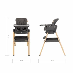 Tutti Bambini Nova Highchair/Rocker Package – Grey/Oak -Kiddies Kingdom Store nova complete set grey oak 13