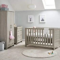 Obaby Nika Nursery Room Set Builder – Grey Wash -Kiddies Kingdom Store obaby nika 3 piece nursery room set grey wash 2 4