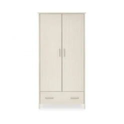 Obaby Nika Complete Nursery Room/Crib/Rocking Chair Bundle – Oatmeal -Kiddies Kingdom Store obaby nika double wardrobe oatmeal