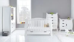 Obaby Stamford Luxe 4 Piece Room Set – White