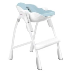 Oribel Blue Cocoon Highchair -Kiddies Kingdom Store ori cocoon highchair blue 02