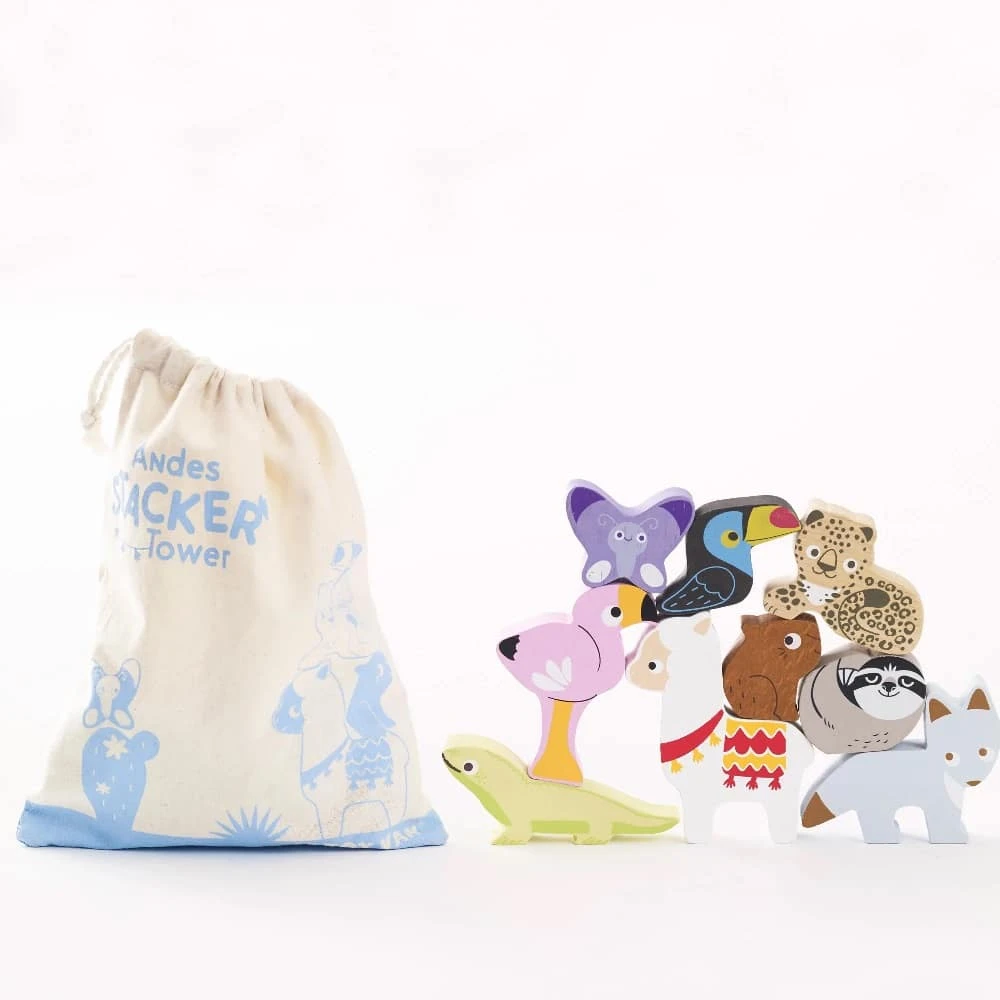 Le Toy Van Andes Wooden Animals Stacking Toy 6 Le Toy Van Andes Wooden Animals Stacking Toy - Image 6