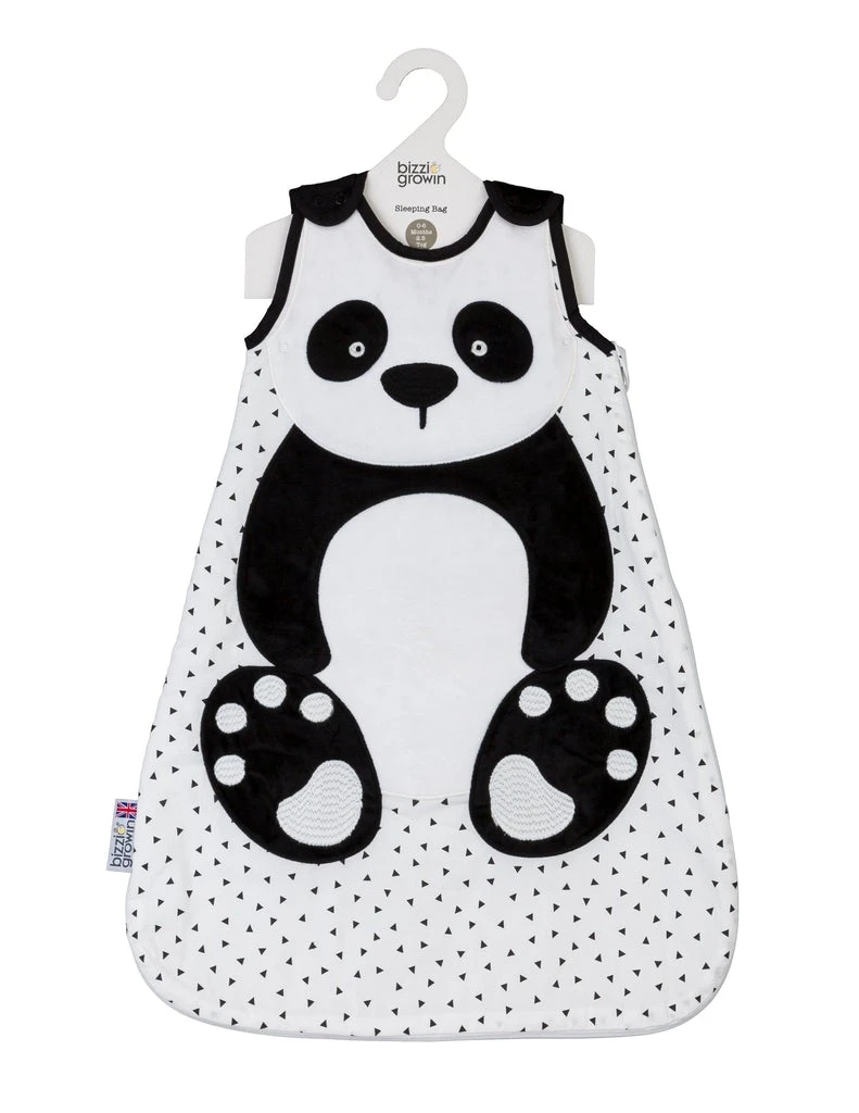 Bizzi Growin – BABY SLEEPING BAG 0-6 MONTHS 2.5 TOG – Panda 1 Bizzi Growin – BABY SLEEPING BAG 0-6 MONTHS 2.5 TOG – Panda