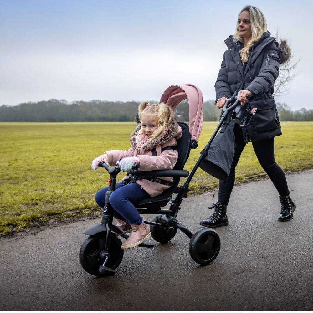 Estilo Bebe Pro 360 Foldable Trike Pink 2 Estilo Bebe Pro 360 Foldable Trike Pink - Image 2