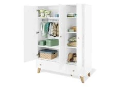 Pinolino Pan Extra Wide 3 Piece Nursery Room Set -Kiddies Kingdom Store pinolino pan extra wardrobe 2