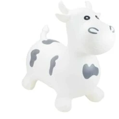 Happy Hopper Big Face White Bull