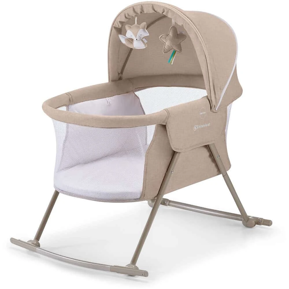 Kinderkraft Beige Lovi 3 In 1 Crib 2 Kinderkraft Beige Lovi 3 In 1 Crib - Image 2