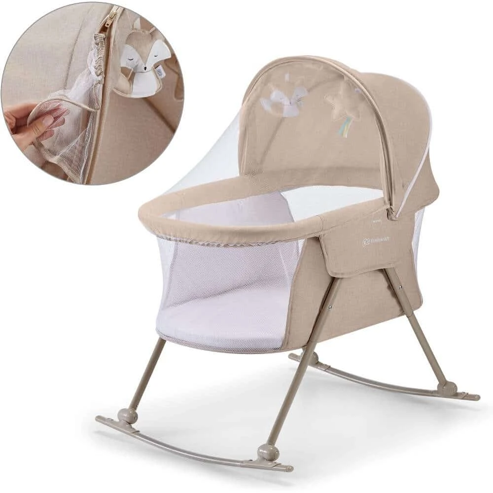 Kinderkraft Beige Lovi 3 In 1 Crib 3 Kinderkraft Beige Lovi 3 In 1 Crib - Image 3