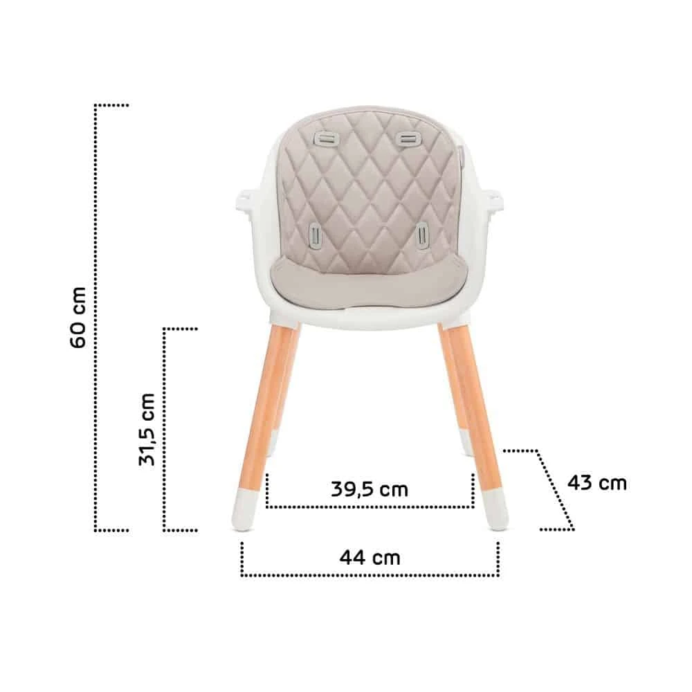 Kinderkraft Sienna Grey High Chair 12 Kinderkraft Sienna Grey High Chair - Image 12