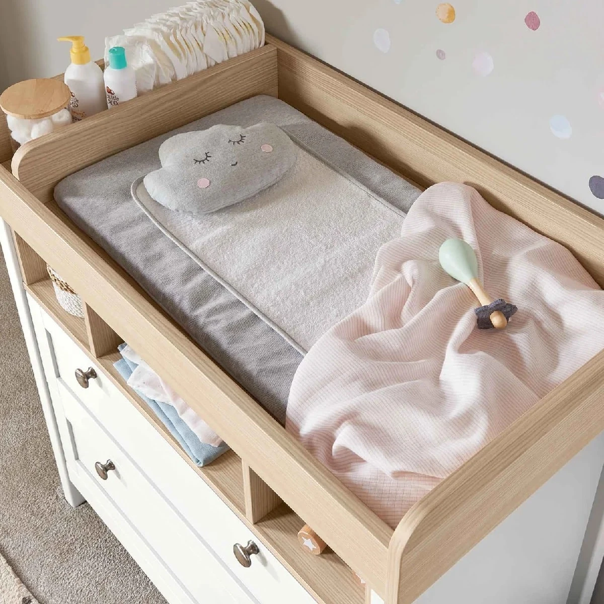 Mamas & Papas Harwell 2 Piece With Mattress – White 9 Mamas & Papas Harwell 2 Piece With Mattress – White - Image 9