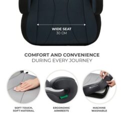 Kinderkraft Car Seat I-BOOST Black -Kiddies Kingdom Store r575