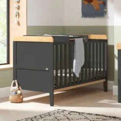 Tutti Bambini Rio Nursery Room Set/Rocking Chair Bundle – Slate Grey/Oak 26 Tutti Bambini Rio Nursery Room Set/Rocking Chair Bundle – Slate Grey/Oak -Kiddies Kingdom Store rio cot bed slate grey oak scaled 1