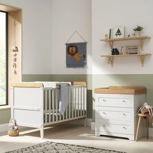 Tutti Bambini Rio 2 Piece Nursery Room Set – Dove Grey Oak 1 Tutti Bambini Rio 2 Piece Nursery Room Set – Dove Grey Oak