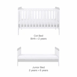Tutti Bambini Rio 7 Piece Nursery Room Set With Shelves/Toy Box/Mattress – White/Dove Grey 23 Tutti Bambini Rio 7 Piece Nursery Room Set With Shelves/Toy Box/Mattress – White/Dove Grey -Kiddies Kingdom Store rio 3pc white dove grey 3 4