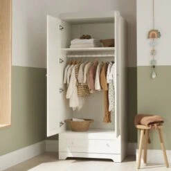 Tutti Bambini Rio Newborn Nursery Room Set Bundle – White/Dove Grey -Kiddies Kingdom Store rio 3pc white dove grey 7 2