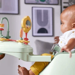 Mamas & Papas Bug Floor And Booster Seat With Activity Tray – Eucalyptus -Kiddies Kingdom Store rtu 1