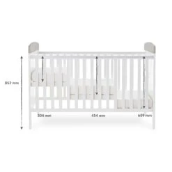 Obaby Grace GUESS Scribble Cot Bed -Kiddies Kingdom Store rtuut 1