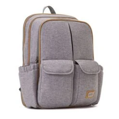 Bizzi Growin Baby Travel Crib Changing Rucsac Windsor Grey -Kiddies Kingdom Store rucpod 6