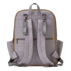 Bizzi Growin Baby Travel Crib Changing Rucsac Windsor Grey -Kiddies Kingdom Store rucpod 9