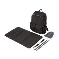 Bizzi Growin Baby Travel Crib Changing Rucsac Chelsea Black -Kiddies Kingdom Store rucpod black 6