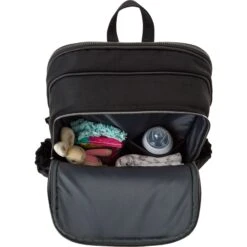 Bizzi Growin Baby Travel Crib Changing Rucsac Chelsea Black -Kiddies Kingdom Store rucpod black 8