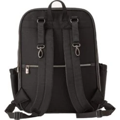 Bizzi Growin Baby Travel Crib Changing Rucsac Chelsea Black -Kiddies Kingdom Store rucpod black 9