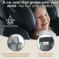 Kinderkraft XPAND 2 I-Size Car Seat Grey -Kiddies Kingdom Store ry5e7