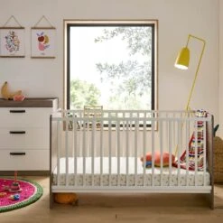 CuddleCo Enzo 3 Piece Nursery Furniture Set – Truffle Oak/White 19 CuddleCo Enzo 3 Piece Nursery Furniture Set – Truffle Oak/White -Kiddies Kingdom Store ry7