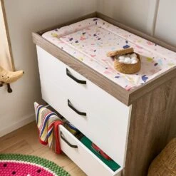 CuddleCo Enzo 3 Piece Nursery Furniture Set – Truffle Oak/White 25 CuddleCo Enzo 3 Piece Nursery Furniture Set – Truffle Oak/White -Kiddies Kingdom Store rye