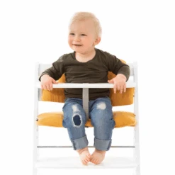 Hauck Alpha Highchair Pad Select – Honey -Kiddies Kingdom Store ryrryty