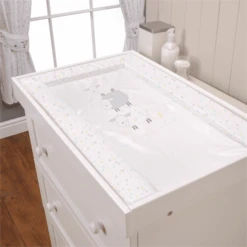 Obaby Stamford Mini Sleigh Cot Bed Nursery Room Set Builder – White -Kiddies Kingdom Store sc counting sheep changing mat ls 1