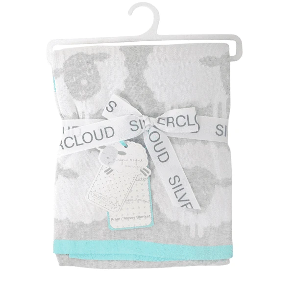 East Coast Silvercloud Counting Sheep Moses Blanket 1 East Coast Silvercloud Counting Sheep Moses Blanket