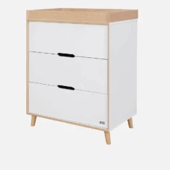 Tutti Bambini Fika 2 Piece Room Set – White/Light Oak -Kiddies Kingdom Store sde4tte 3