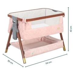 Tutti Bambini CoZee Luxe Mini Me Crib – Walnut & Blush 13 Tutti Bambini CoZee Luxe Mini Me Crib – Walnut & Blush -Kiddies Kingdom Store sdefr
