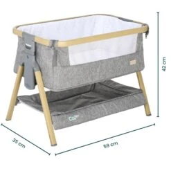 Tutti Bambini CoZee Mini Me Play Crib – Oak & Charcoal 14 Tutti Bambini CoZee Mini Me Play Crib – Oak & Charcoal -Kiddies Kingdom Store sdefrgt