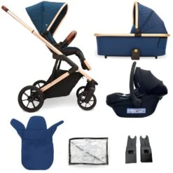 My Babiie MB500 3-in-1 Travel System – Opal Blue