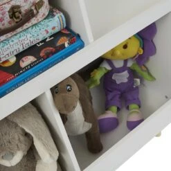 Liberty House Toys Kids White Sloping Bookcase -Kiddies Kingdom Store sdert56y7