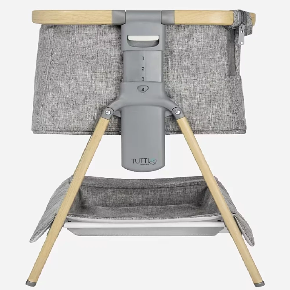 Tutti Bambini CoZee Mini Me Play Crib – Oak & Charcoal 3 Tutti Bambini CoZee Mini Me Play Crib – Oak & Charcoal - Image 3