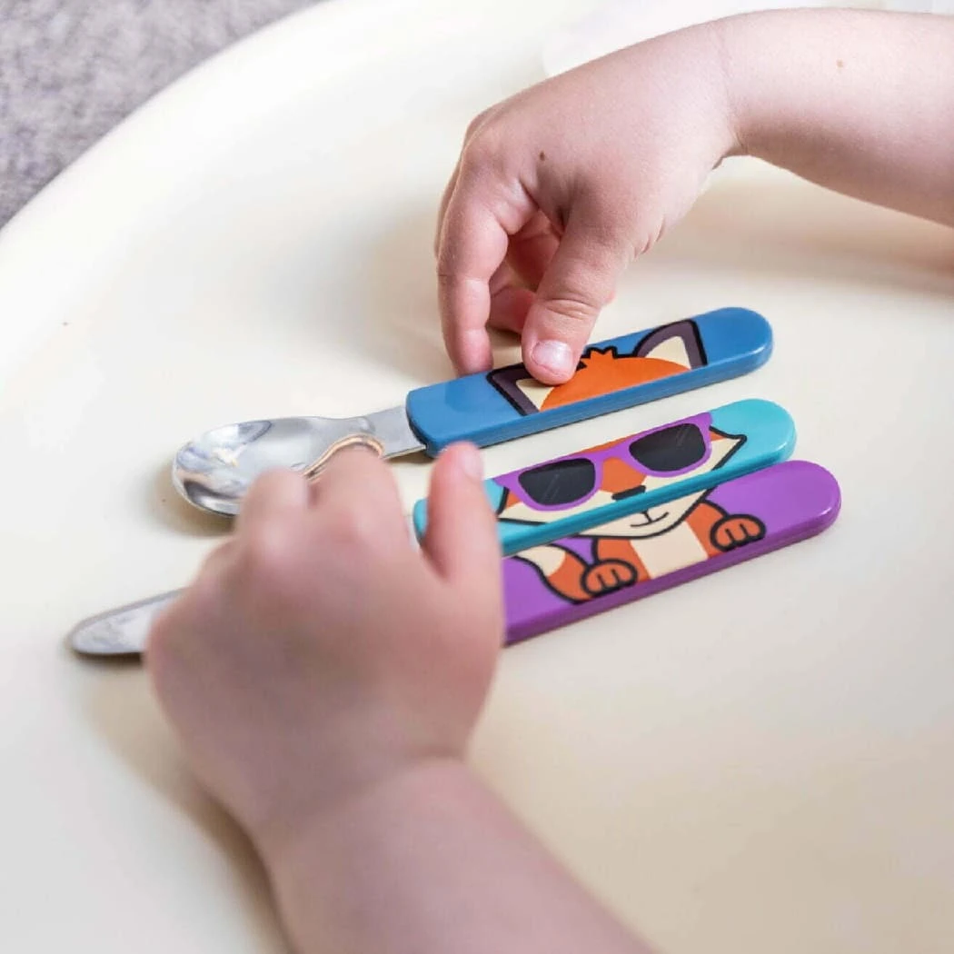 Tum Tum Felicity Fox Travel Cutlery Set 2 Tum Tum Felicity Fox Travel Cutlery Set - Image 2