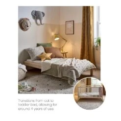 Mamas & Papas Solo Cot Bed And Mattress – White/Natural 18 Mamas & Papas Solo Cot Bed And Mattress – White/Natural -Kiddies Kingdom Store sdgrhtujiy6