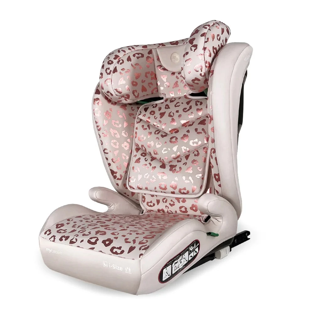 My Babiie I-Size (100-150cm) High Back Booster Car Seat – Blush Leopard 1 My Babiie I-Size (100-150cm) High Back Booster Car Seat – Blush Leopard