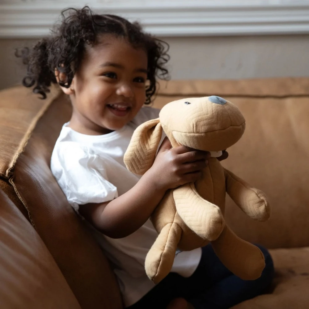 Nattou Cuddly – Charlie The Dog Caramel 4 Nattou Cuddly – Charlie The Dog Caramel - Image 4