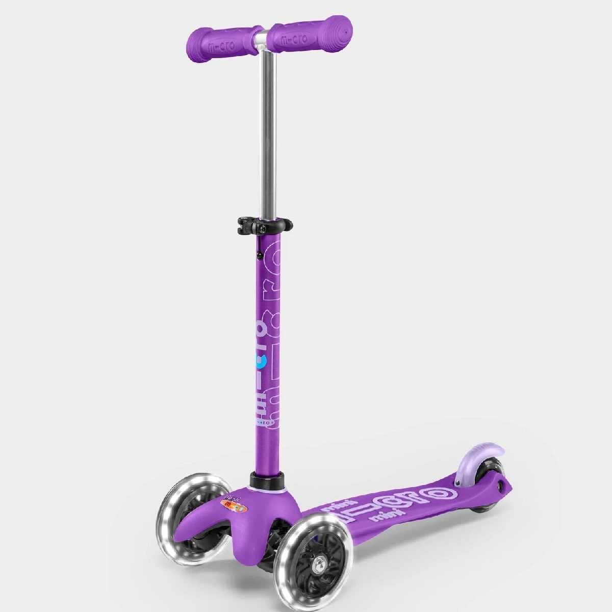 Mini Micro Scooter Light Up Wheels – Purple 1 Mini Micro Scooter Light Up Wheels – Purple