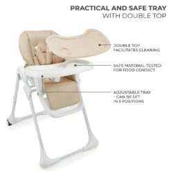 Kinderkraft High Chair 2in1 TUMMIE Beige -Kiddies Kingdom Store sgey4r57 1