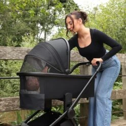 My Babiie MB450 2-in-1 Pushchair/Carrycot – Black -Kiddies Kingdom Store sgeyr5u 1 1