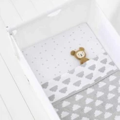 Snuz 3pack Crib Bedding Set Clound Nine -Kiddies Kingdom Store snuz 3 pc bedding set cloud nine 3