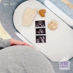 SnuzBaskit Light Grey Moses Basket & Natural Stand Set -Kiddies Kingdom Store snuzbaskit 6